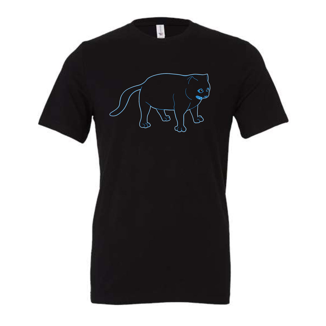 Cursed Cat Blue T-Shirt